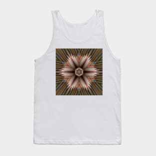 DESİGN OF MANY COLOURS. Multicoloured snowflake floral fantasy pattern and design Tank Top